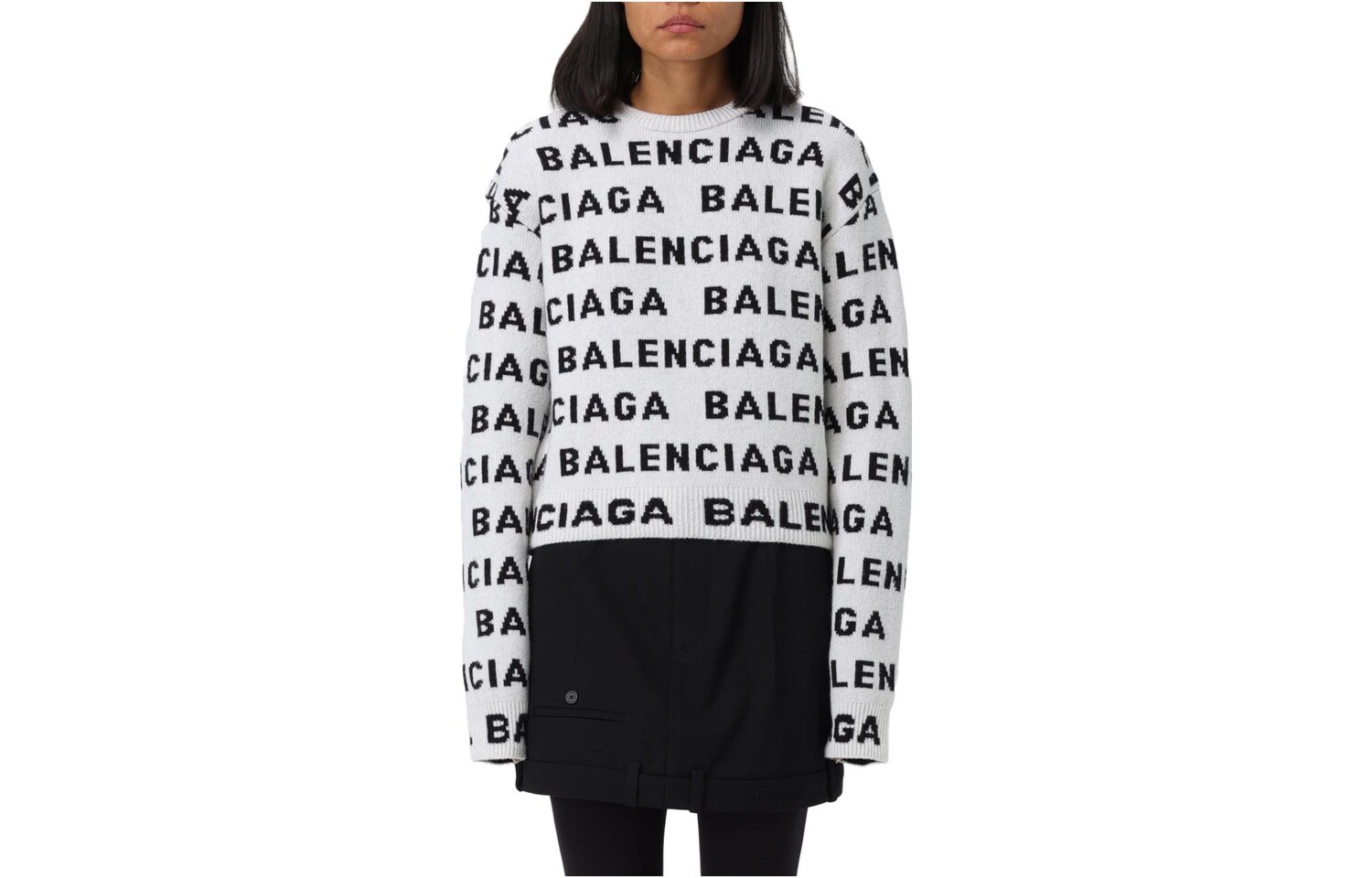 Свитер женский Balenciaga, белый
Свитер женский Balenciaga, белый