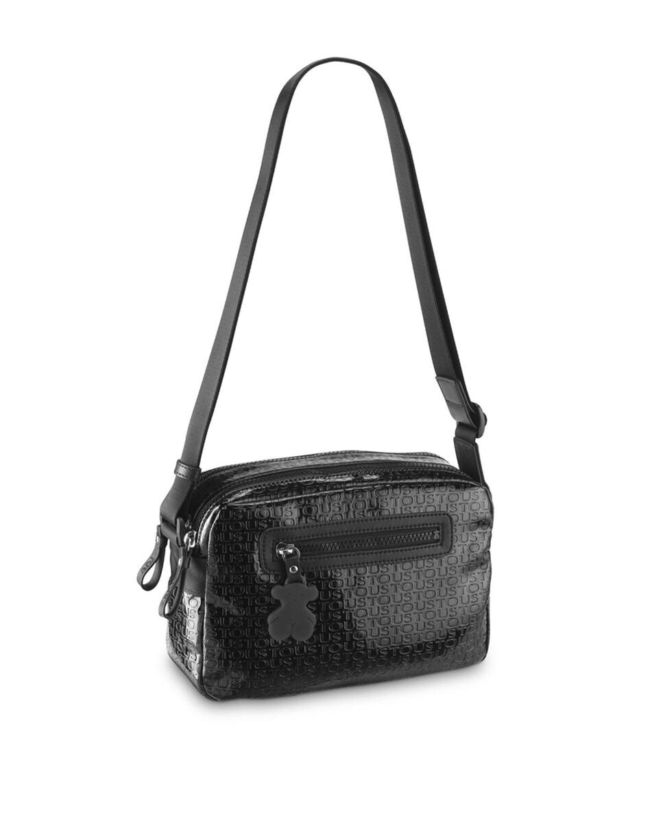 Черная женская сумка через плечо Tous с деталями из коровьей кожи Tous, черный
Черная женская сумка через плечо Tous с деталями из коровьей кожи Tous, черный