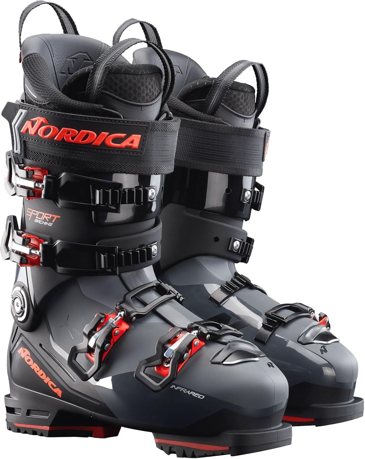 Мужские горнолыжные ботинки NORDICA Sportmachine 3 130 - высокопроизводительные универсальные горнолыжные ботинки с индивидуальной посадкой для ног большого объема и регулируемой манжетой, Black / Anthracite / Red, Черный, Мужские горнолыжные ботинки NORD
Мужские горнолыжные ботинки NORDICA Sportmachine 3 130 - высокопроизводительные универсальные горнолыжные ботинки с индивидуальной посадкой для ног большого объема и регулируемой манжетой, Black / Anthracite / Red, Черный, Мужские горнолыжные ботинки NORD