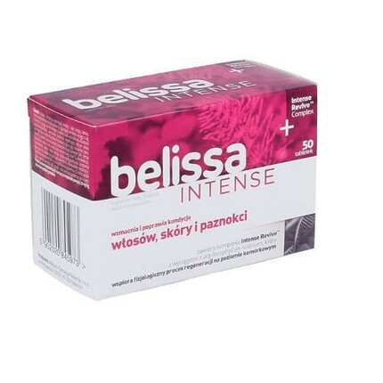 Belissa Intense для волос, кожи и ногтей, 50 таблеток, Aflofarm
Belissa Intense для волос, кожи и ногтей, 50 таблеток, Aflofarm