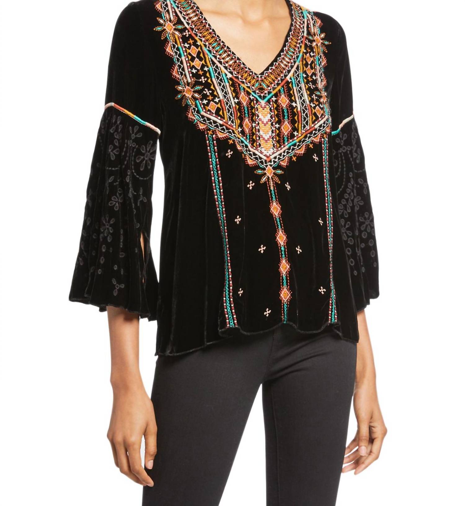 Бархатная блузка Chiri Swing Blk Johnny Was
Бархатная блузка Chiri Swing Blk Johnny Was