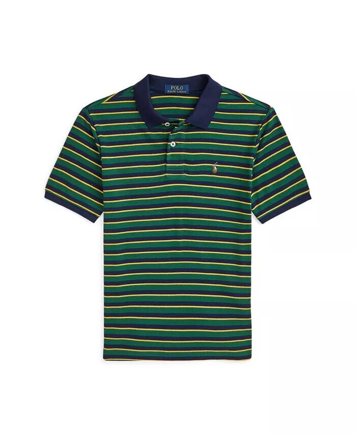 Рубашка поло из мягкого хлопка в полоску для больших мальчиков Polo Ralph Lauren, красный
Рубашка поло из мягкого хлопка в полоску для больших мальчиков Polo Ralph Lauren, красный