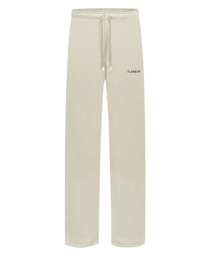 Бежевые спортивные штаны с логотипом и эластичным шнурком FlãNeur, бежевый
Бежевые спортивные штаны с логотипом и эластичным шнурком FlãNeur, бежевый