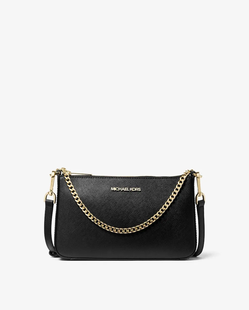 Женская сумка-мессенджер Jet Set, средняя, из сафьяновой кожи Michael Michael Kors, черный
Женская сумка-мессенджер Jet Set, средняя, из сафьяновой кожи Michael Michael Kors, черный