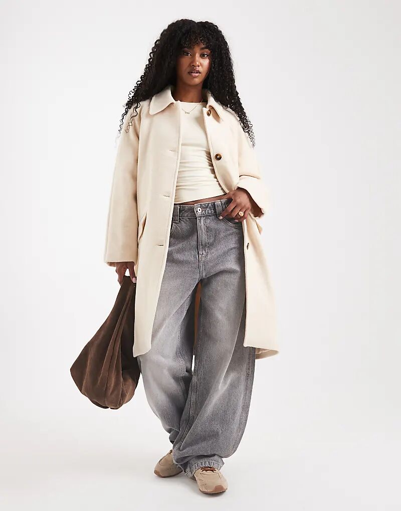 Пальто средней длины ASOS DESIGN со стеганой подкладкой цвета пахты
Пальто средней длины ASOS DESIGN со стеганой подкладкой цвета пахты