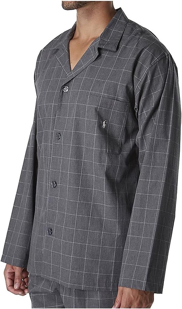 Polo Ralph Lauren Birdseye 100% Cotton Woven Sleepwear Top (R199), Charcoal
Polo Ralph Lauren Birdseye 100% Cotton Woven Sleepwear Top (R199), Charcoal