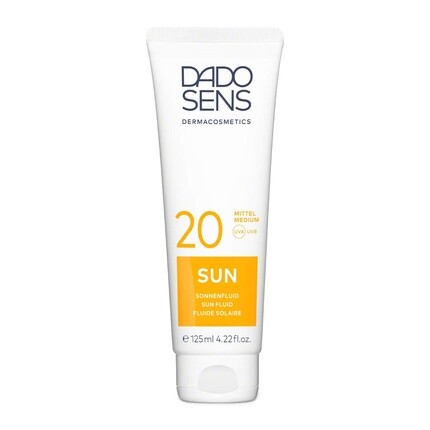 Sun Sun Fluid Spf 20, 125 мл, дерматологически разработанная защита для чувствительной и склонной к аллергии кожи, Dado Sens
Sun Sun Fluid Spf 20, 125 мл, дерматологически разработанная защита для чувствительной и склонной к аллергии кожи, Dado Sens
