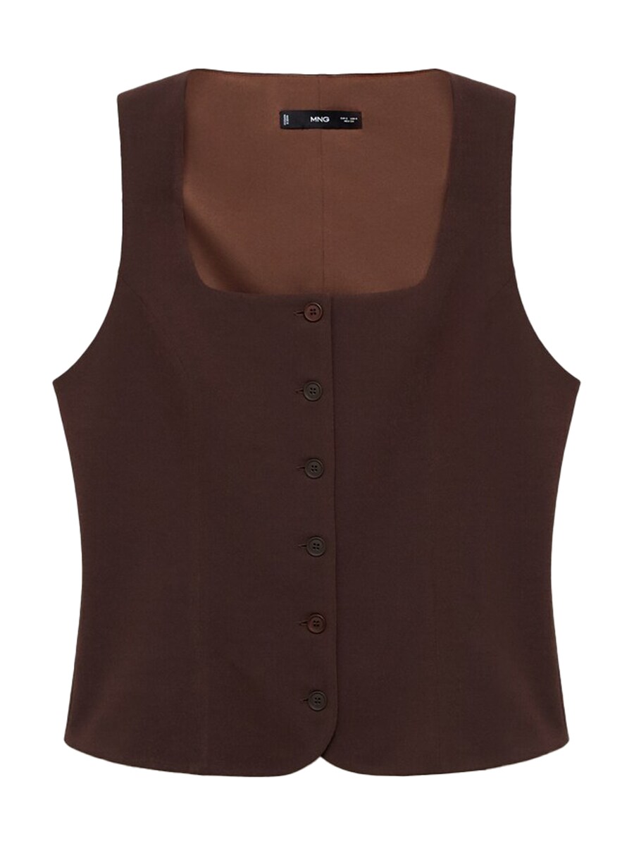 Жилет MANGO KLUM, коричневый
Жилет MANGO KLUM, коричневый