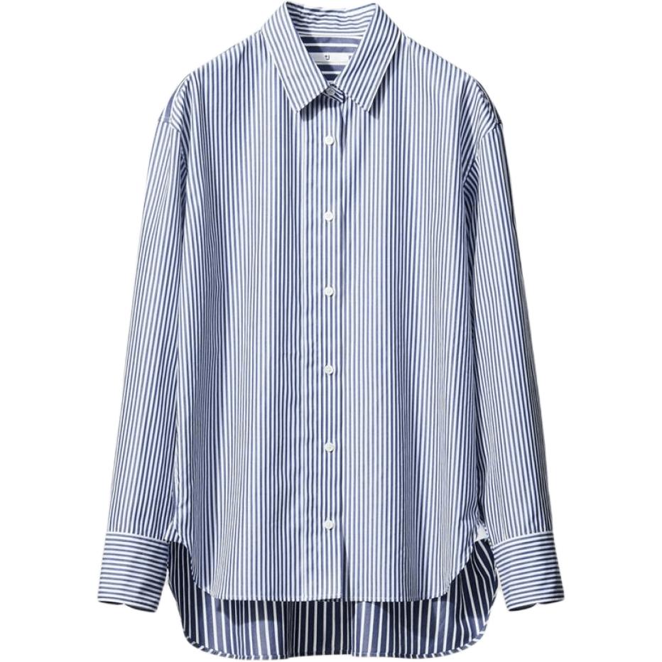 Jil Sander FW25 Рубашка Women's UNIQLO, синий
Jil Sander FW25 Рубашка Women's UNIQLO, синий