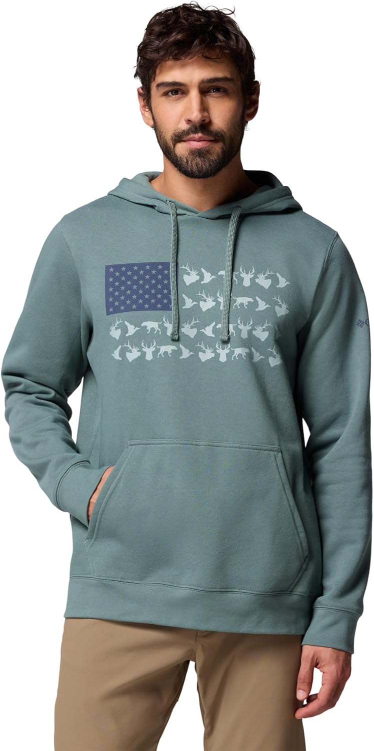 Колумбия мужская толстовка с капюшоном PHG Game Flag II, Pond/Nocturnal Hunt Flag, X-Large Columbia
Колумбия мужская толстовка с капюшоном PHG Game Flag II, Pond/Nocturnal Hunt Flag, X-Large Columbia