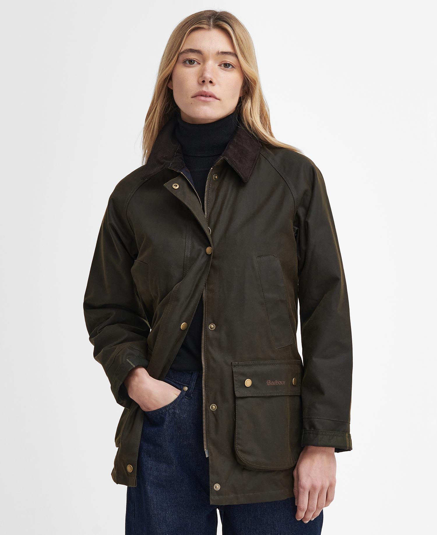 Вощеная куртка Barbour Acorn, оливковый 
Вощеная куртка Barbour Acorn, оливковый
