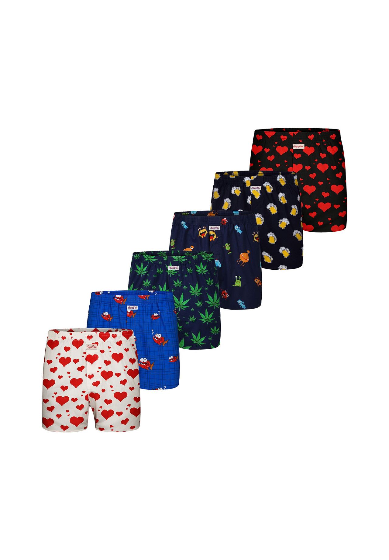 Комбинированный принт с боксерским мотивом Sugar Pine, цвет Print Mix
Комбинированный принт с боксерским мотивом Sugar Pine, цвет Print Mix