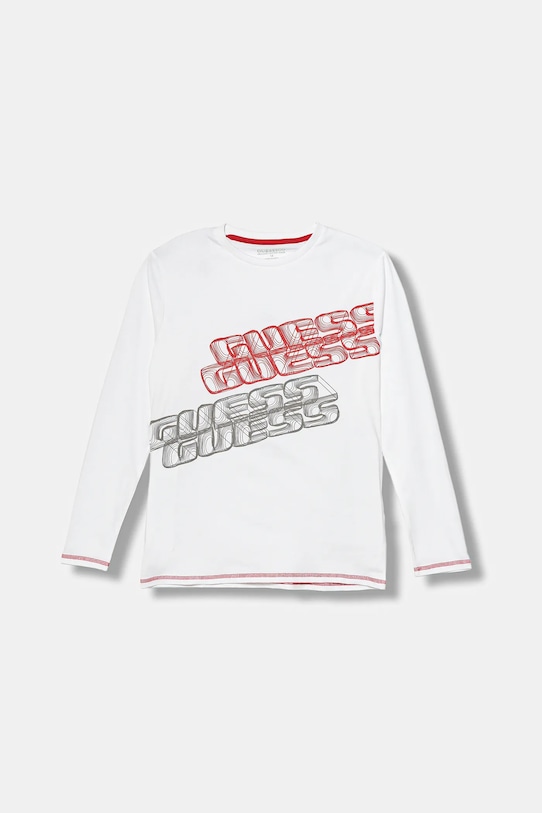 Детская хлопковая водолазка Guess, белый
Детская хлопковая водолазка Guess, белый