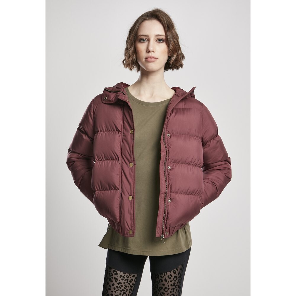 Куртка Urban Classics Hooded Puffer, красный 
Куртка Urban Classics Hooded Puffer, красный