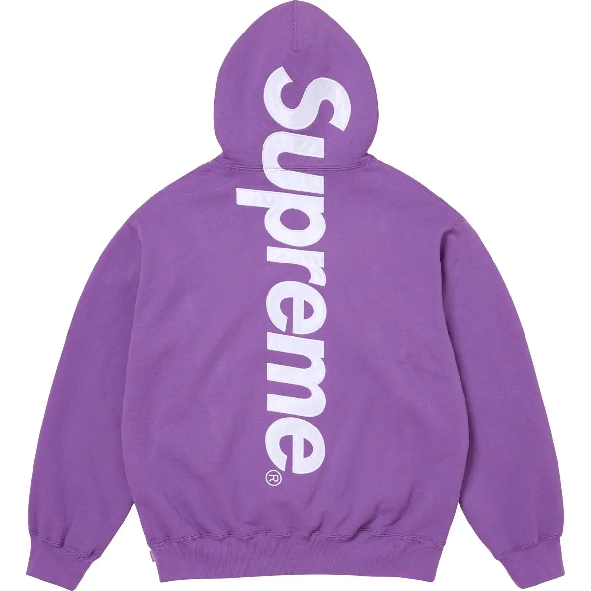 Сатиновая худи с аппликацией FW24 Supreme, фиолетовый
Сатиновая худи с аппликацией FW24 Supreme, фиолетовый