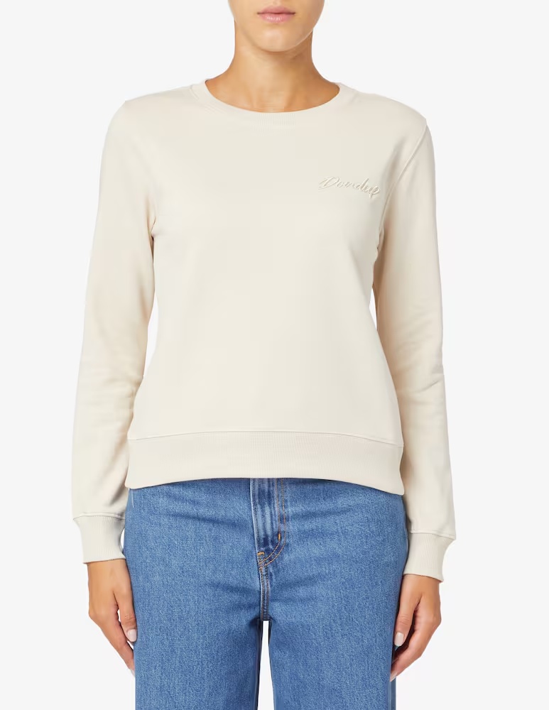 Хлопковая толстовка Dondup, кремовый
Хлопковая толстовка Dondup, кремовый