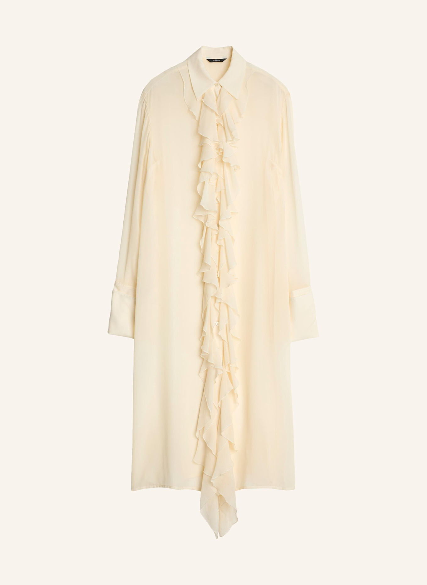 Платье с оборками 7 For All Mankind, экрю
Платье с оборками 7 For All Mankind, экрю