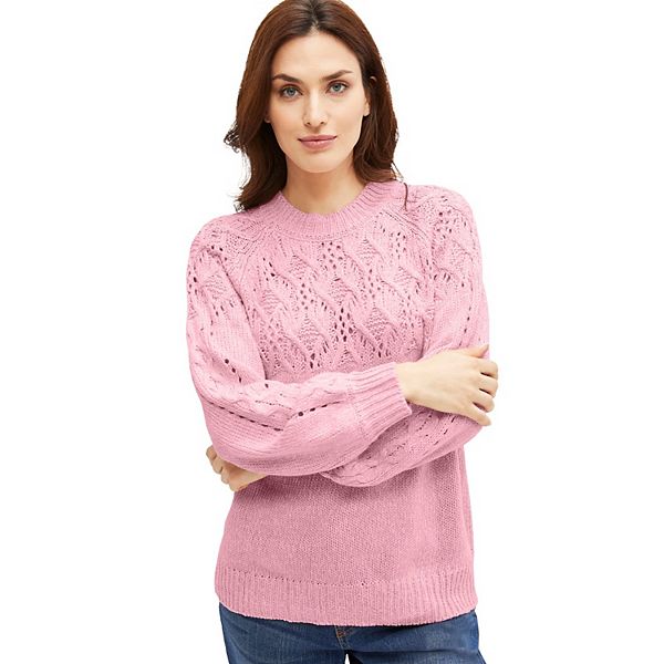 Свитер с ажурным кокеткой Plus size Ellos, Dusty Pink Marled
Свитер с ажурным кокеткой Plus size Ellos, Dusty Pink Marled