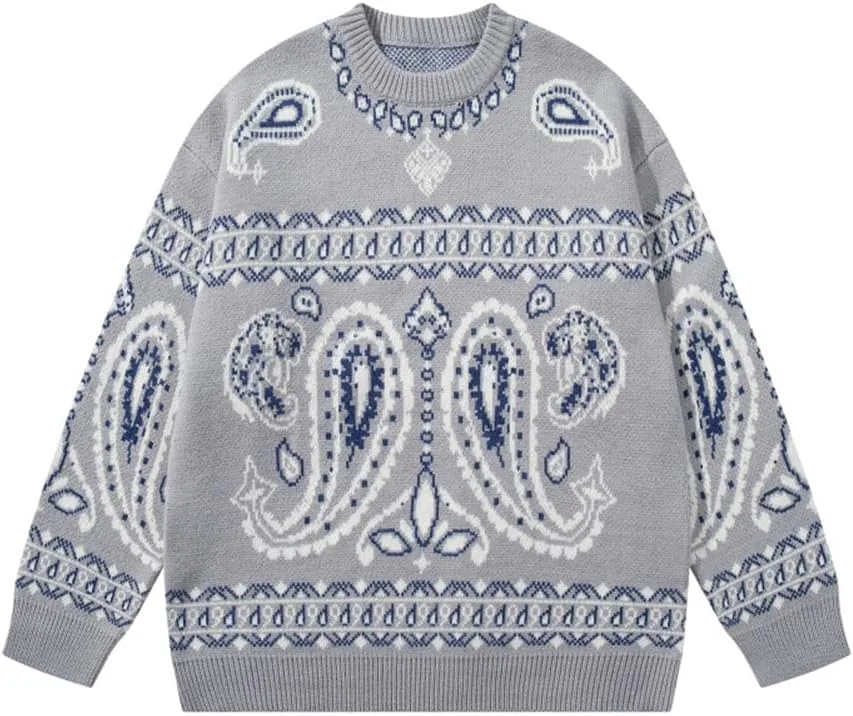 Свитер вязаный oversized с принтом пейсли ELKNLMU
Свитер вязаный oversized с принтом пейсли ELKNLMU