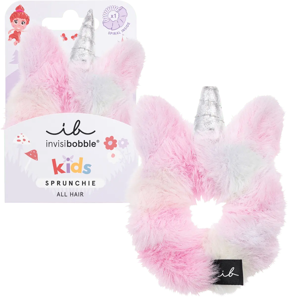 Детская резинка для волос Sprunchie Unicorn 1 шт. invisibobble
Детская резинка для волос Sprunchie Unicorn 1 шт. invisibobble