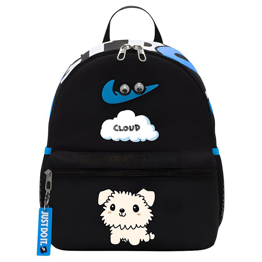 Nike Тканевый рюкзак унисекс черный и фото синий, Cloud Puppy
Nike Тканевый рюкзак унисекс черный и фото синий, Cloud Puppy