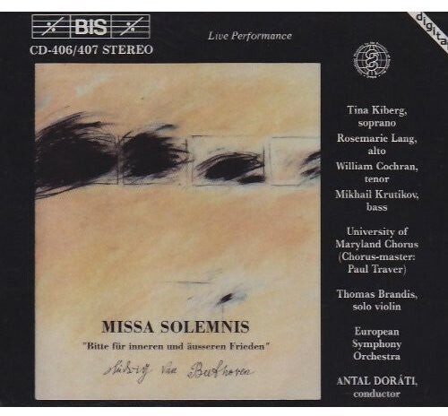 CD диск Beethoven / Dorati / Maryland Chorus European S.O.: Missa Solemnis Soloists
CD диск Beethoven / Dorati / Maryland Chorus European S.O.: Missa Solemnis Soloists