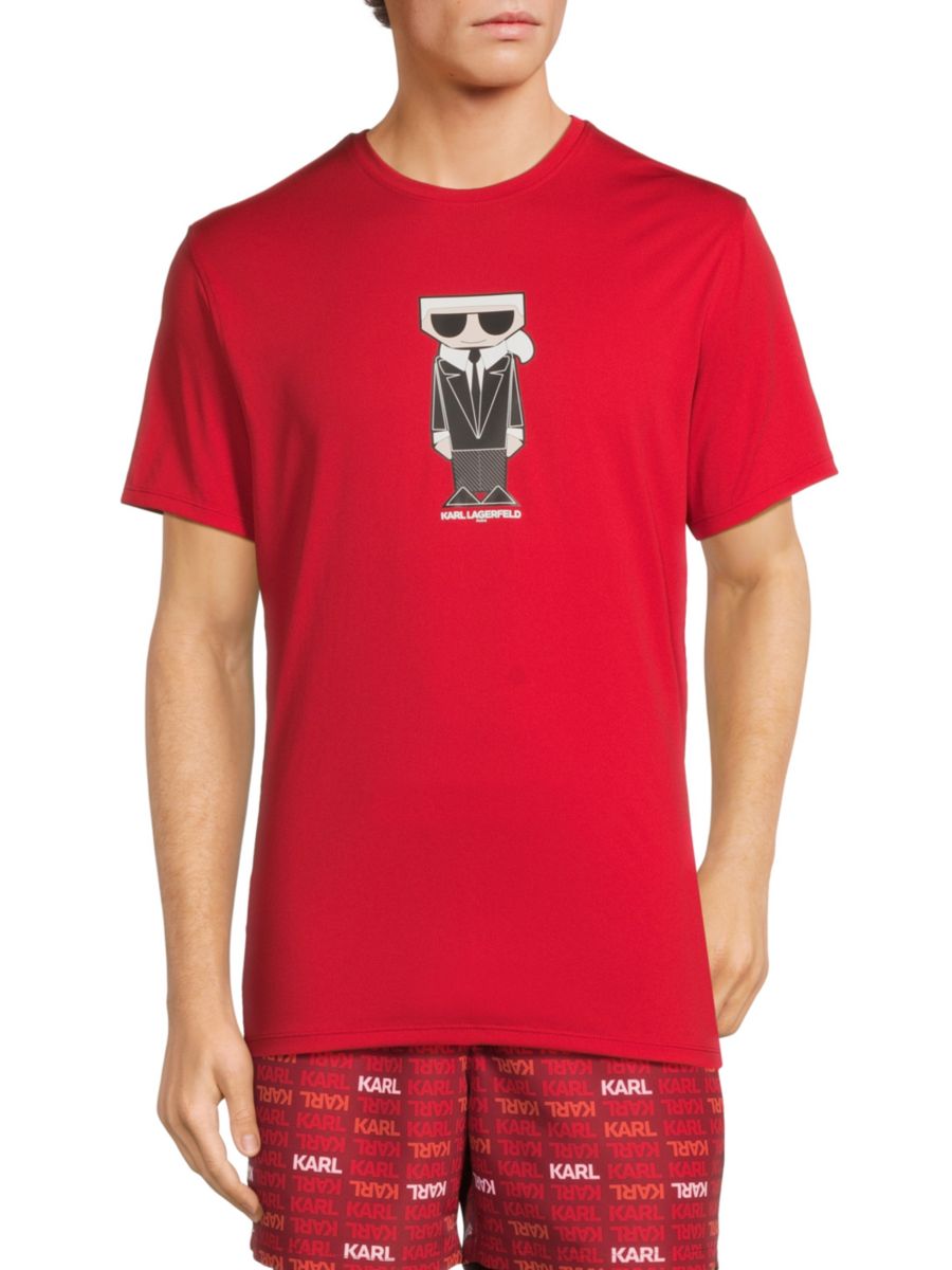 Футболка с рисунком куклы Карла Karl Lagerfeld Paris, красный
Футболка с рисунком куклы Карла Karl Lagerfeld Paris, красный
