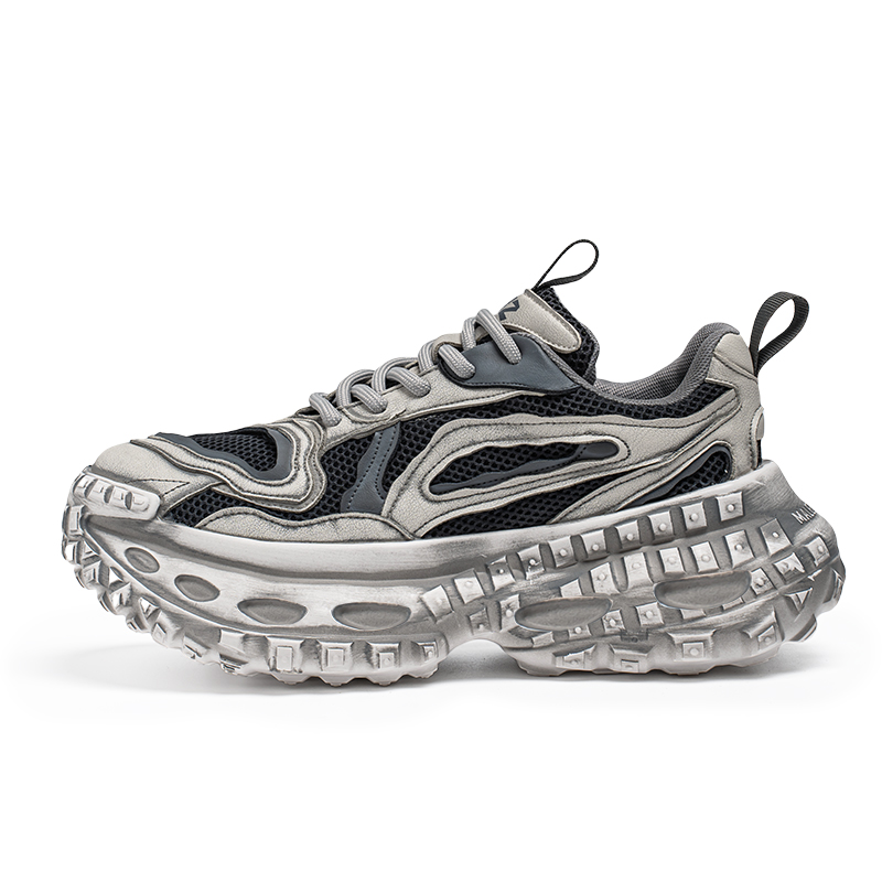 JANECO Серые мужские противоскользящие износостойкие дышащие массивные кроссовки, цвет Gray
JANECO Серые мужские противоскользящие износостойкие дышащие массивные кроссовки, цвет Gray