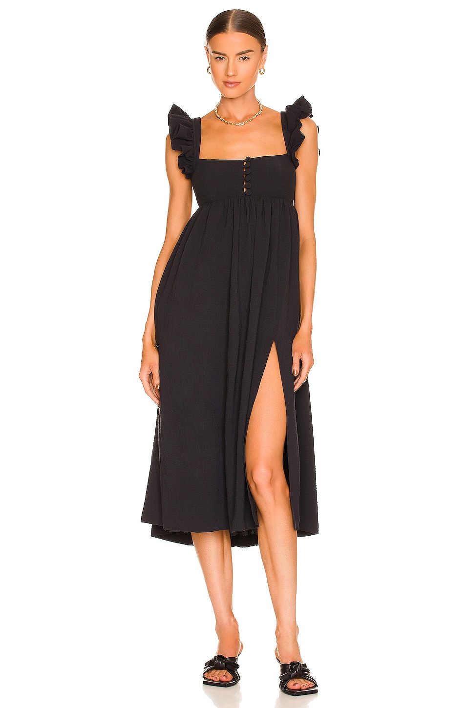 Платье цвета каштанового золота Lpa, черный
Платье цвета каштанового золота Lpa, черный