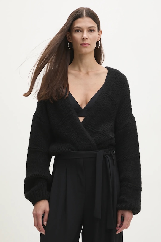 Кардиган с шерстью Answear.Lab, черный
Кардиган с шерстью Answear.Lab, черный