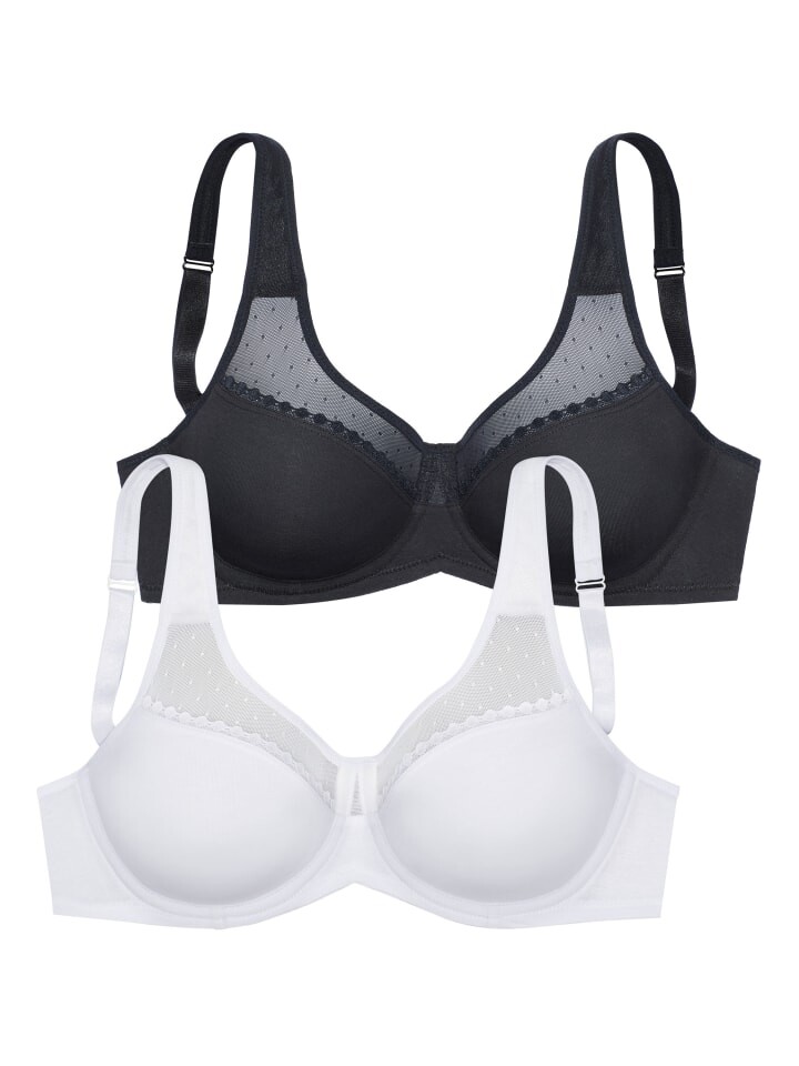 Бюстгальтер-минимайзер PETITE FLEUR Minimizer BH, цвет weiß+schwarz
Бюстгальтер-минимайзер PETITE FLEUR Minimizer BH, цвет weiß+schwarz