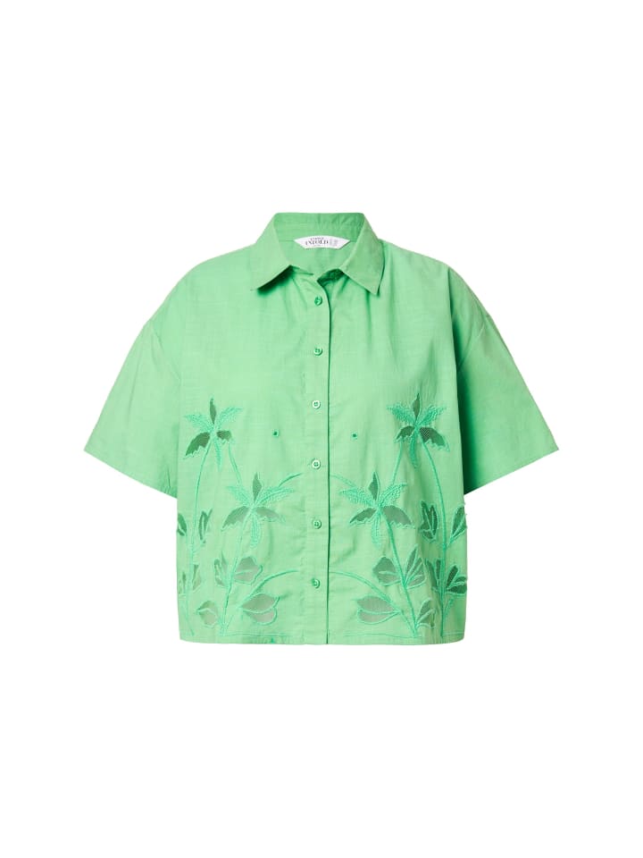 Блузка-рубашка цвета клеверного зеленого Studio Untold
Блузка-рубашка цвета клеверного зеленого Studio Untold