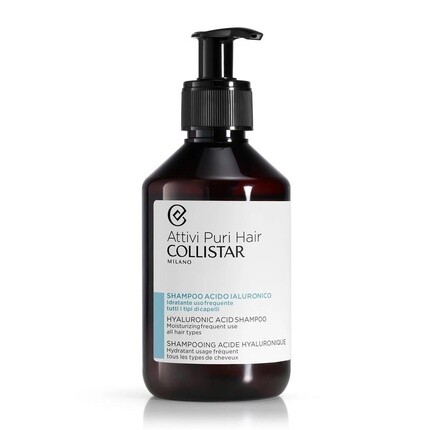 Collistar Active Puri Hair Шампунь с гиалуроновой кислотой, увлажняющий для всех типов волос, 250 мл
Collistar Active Puri Hair Шампунь с гиалуроновой кислотой, увлажняющий для всех типов волос, 250 мл