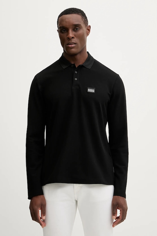 Хлопковый лонгслив Armani Exchange, черный
Хлопковый лонгслив Armani Exchange, черный