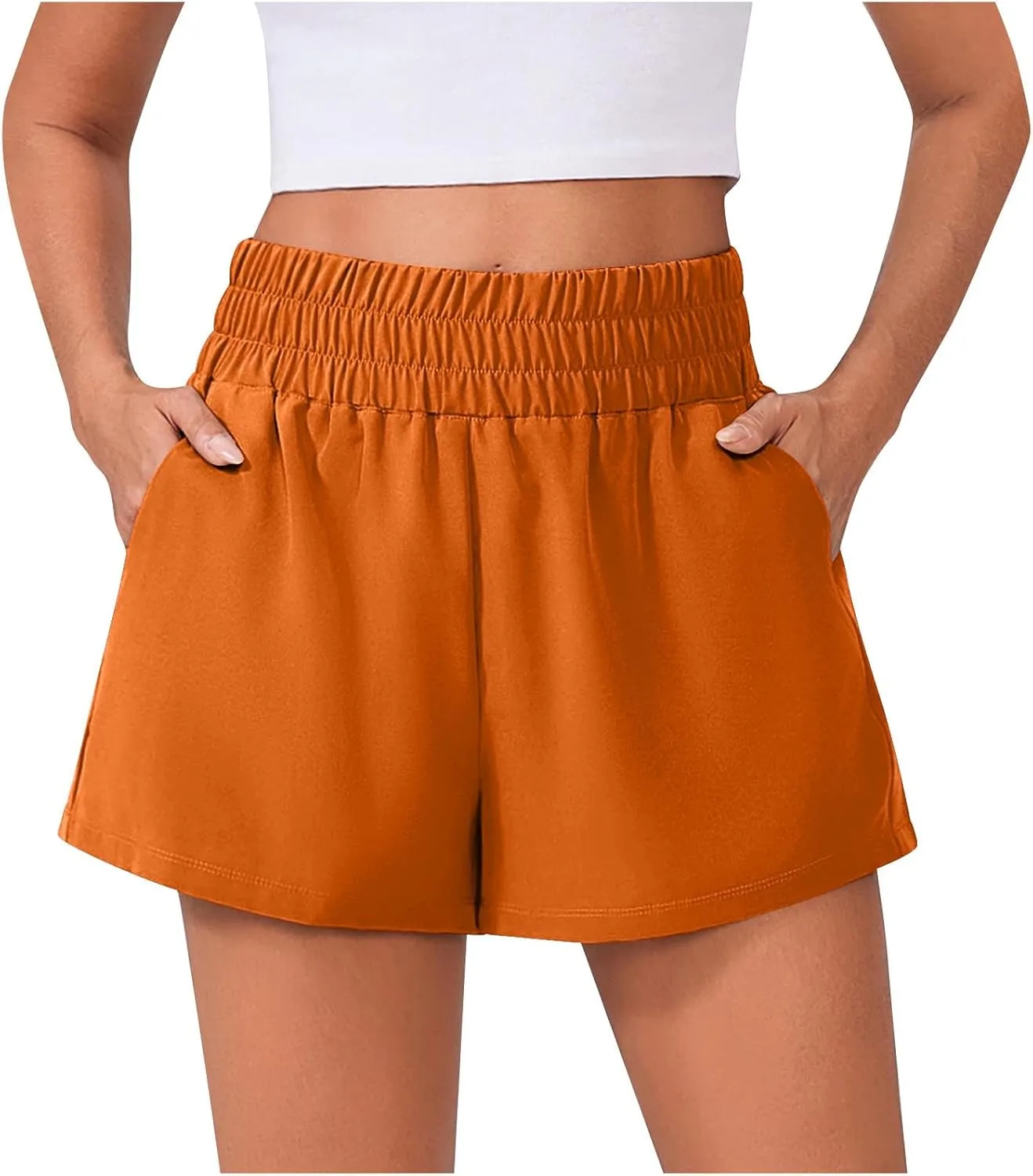 NATHGAM женские шорты wide leg athletic с высокой талией и карманами
NATHGAM женские шорты wide leg athletic с высокой талией и карманами