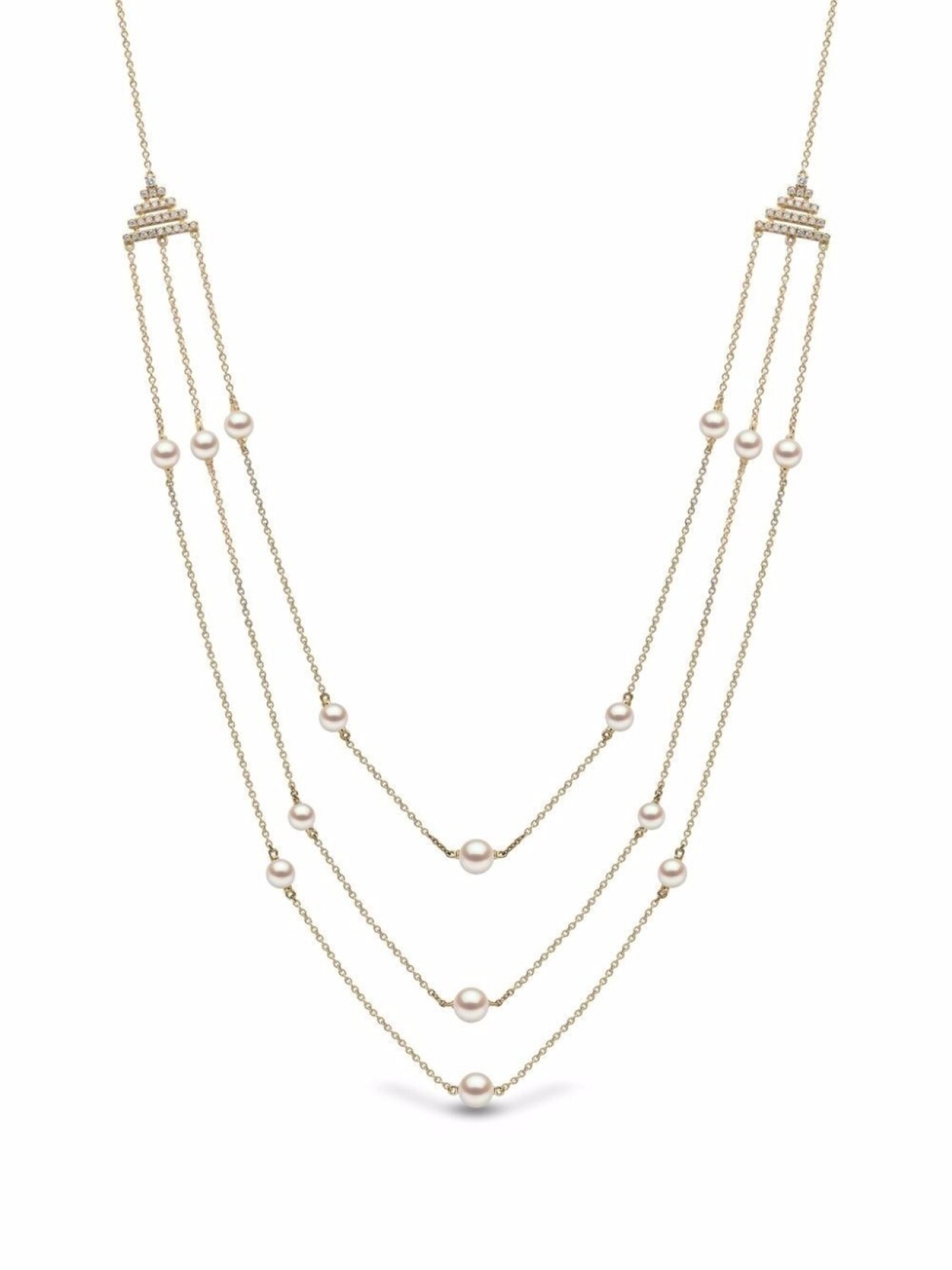 Колье Sleek из желтого золота с жемчугом и бриллиантами Yoko London, золотой
Колье Sleek из желтого золота с жемчугом и бриллиантами Yoko London, золотой