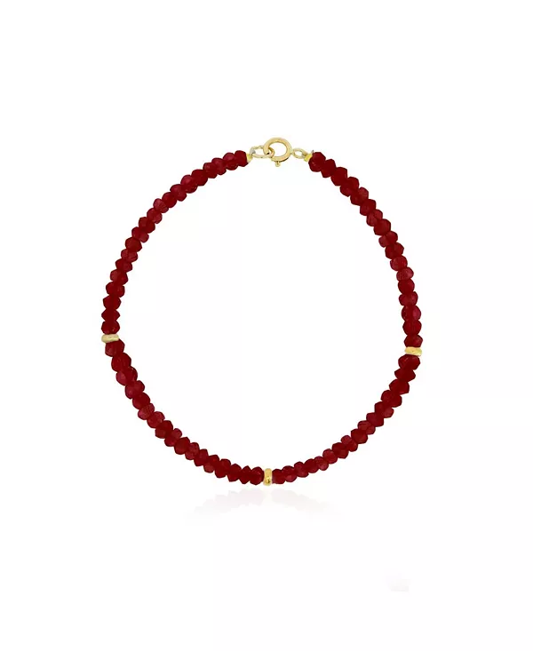 Браслет из гранатовых бусин, золото 14 карат The Lovery, garnet
Браслет из гранатовых бусин, золото 14 карат The Lovery, garnet