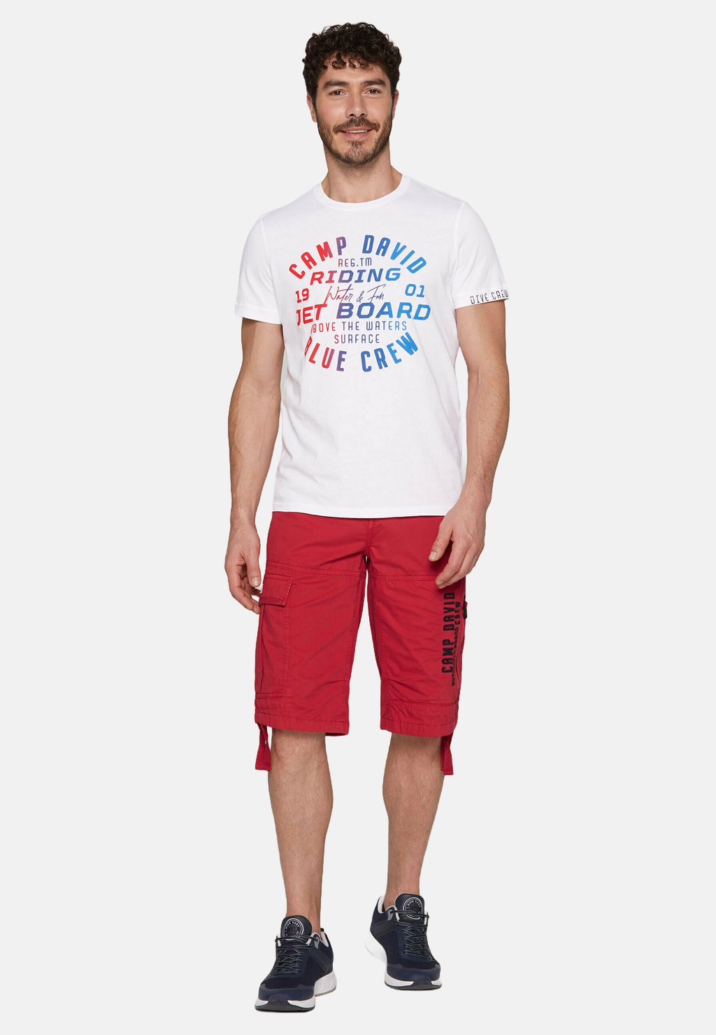 Футболка с принтом GRADIENT PUFF Camp David, белый
Футболка с принтом GRADIENT PUFF Camp David, белый