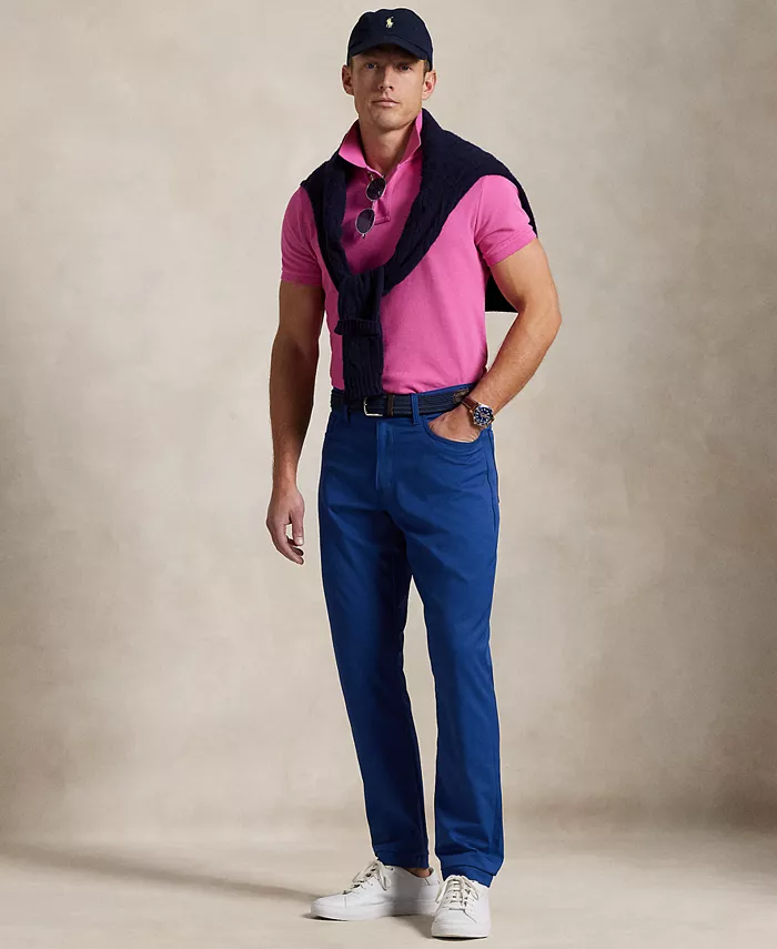 Мужские узкие брюки из перформанс-твила Polo Ralph Lauren, синий
Мужские узкие брюки из перформанс-твила Polo Ralph Lauren, синий