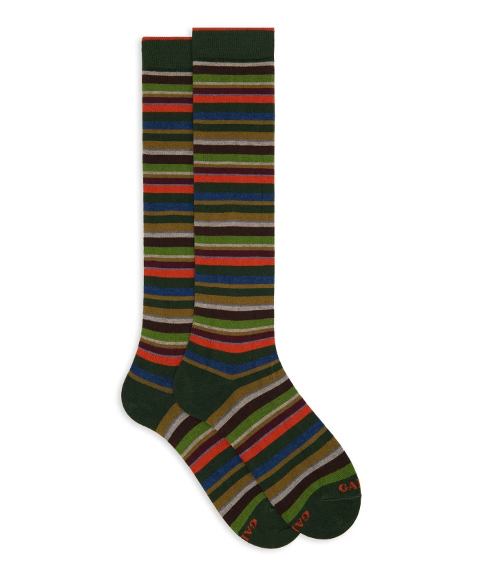 Длинные носки из хлопка и кашемира с микрополосками. Gallo, мультиколор
Длинные носки из хлопка и кашемира с микрополосками. Gallo, мультиколор