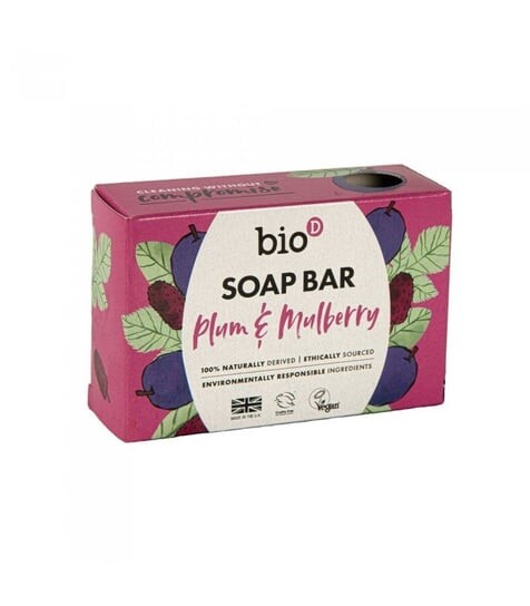 Кусковое мыло, Слива и Шелковица, 90 г Bio-D
Кусковое мыло, Слива и Шелковица, 90 г Bio-D