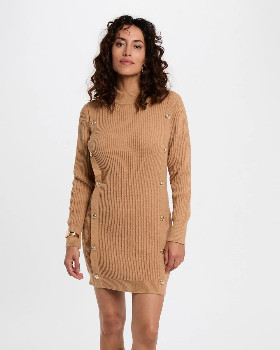 Короткое трикотажное платье Morgan, бежевый
Короткое трикотажное платье Morgan, бежевый