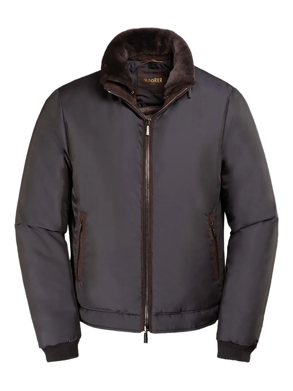 Бомбер на молнии Moorer, серый
Бомбер на молнии Moorer, серый