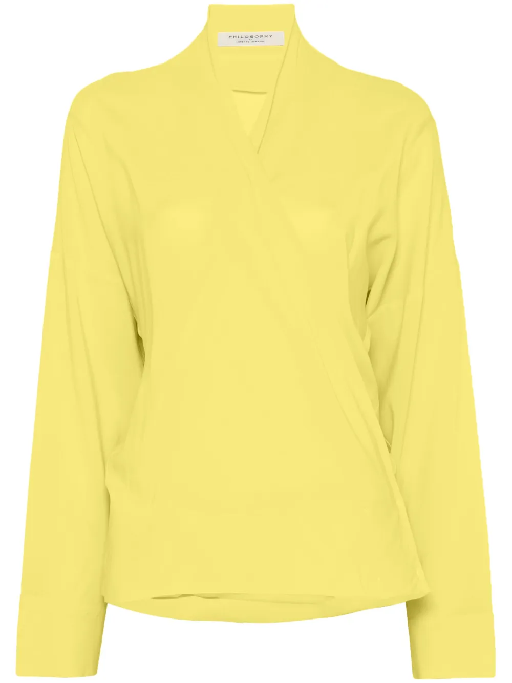Блузка с запахом Philosophy Di Lorenzo Serafini, желтый
Блузка с запахом Philosophy Di Lorenzo Serafini, желтый