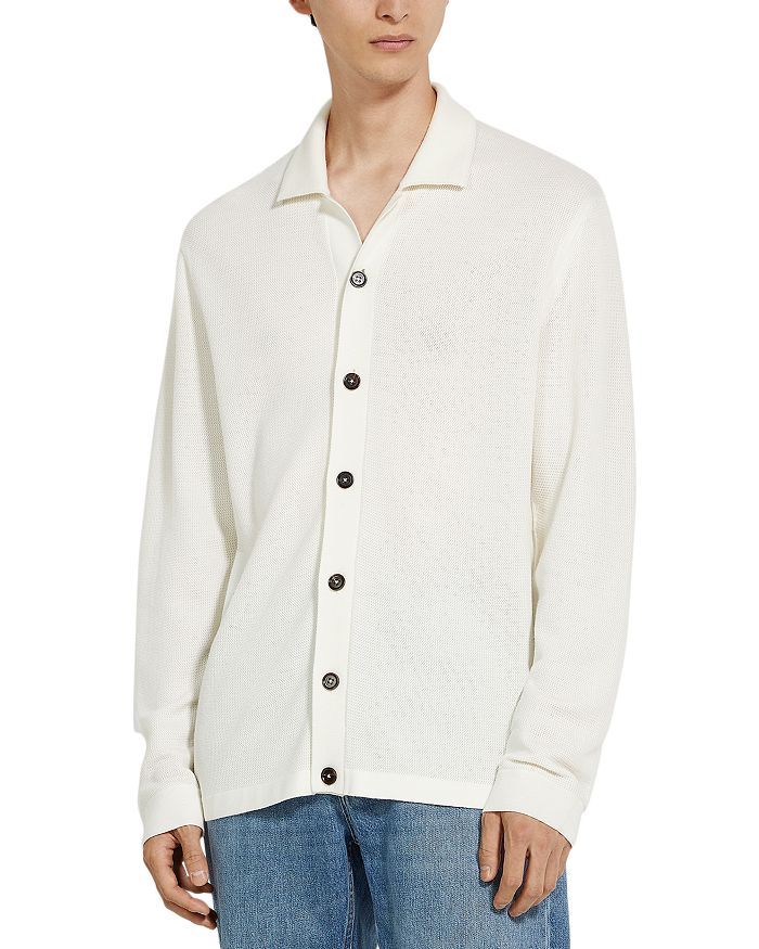 Куртка-рубашка из текстурированной шерсти Zegna, белый
Куртка-рубашка из текстурированной шерсти Zegna, белый