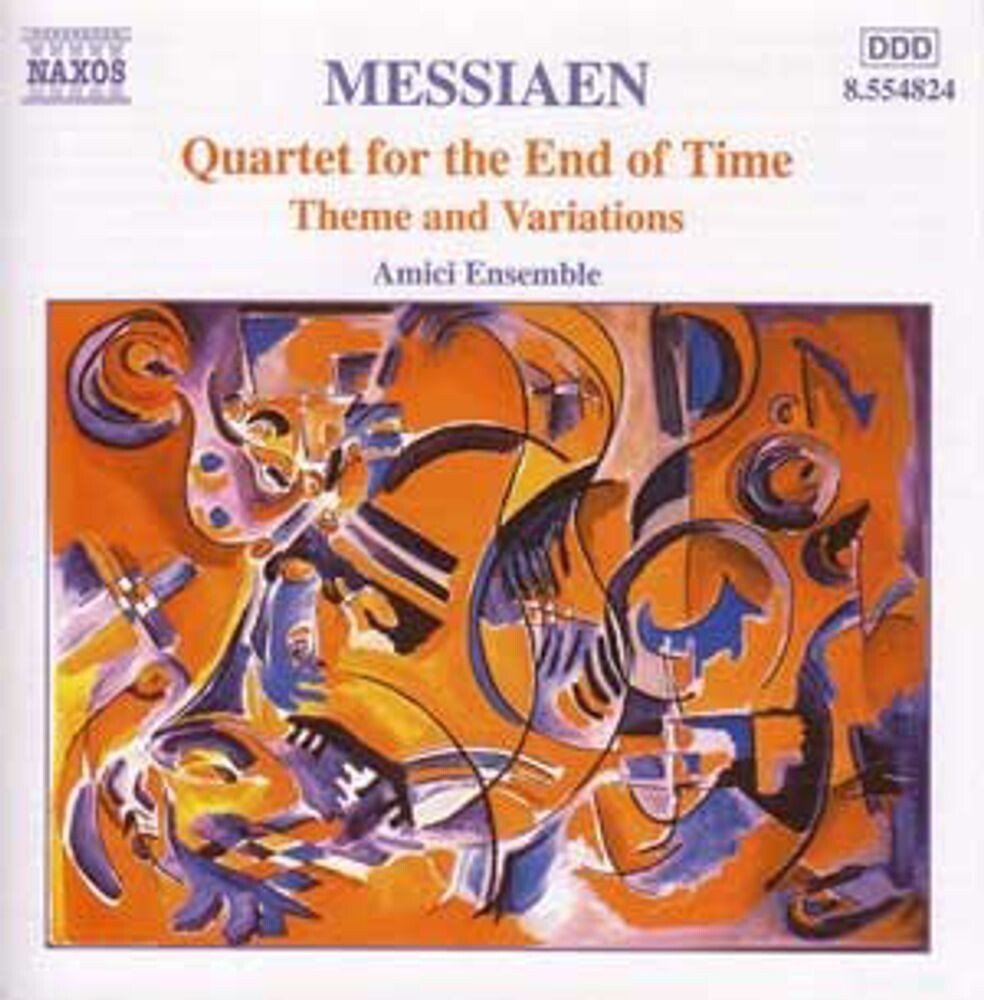 Диск CD Qt For The End Of Time - Olivier Messiaen, Amici Ensemble
Диск CD Qt For The End Of Time - Olivier Messiaen, Amici Ensemble