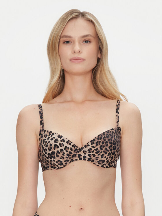 Верх бикини Animalia 301859 Hunkemöller, коричневый 
Верх бикини Animalia 301859 Hunkemöller, коричневый