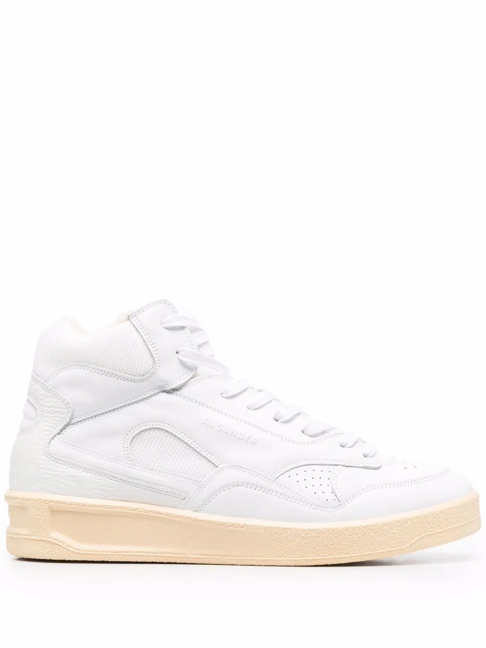 Высокие кроссовки Basket Hi JIL SANDER, белый
Высокие кроссовки Basket Hi JIL SANDER, белый