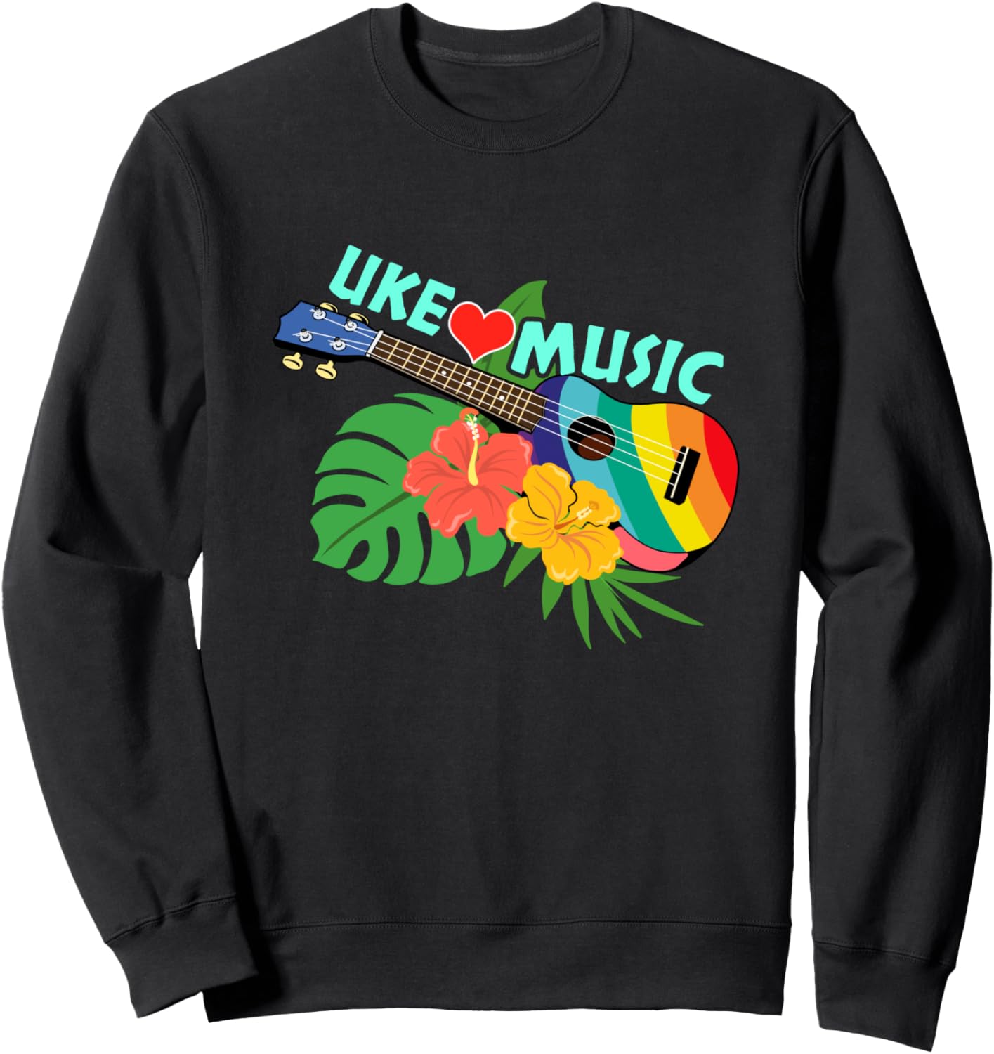 Толстовка с музыкальным принтом в виде укулеле Ukulele Hawaiian Gifts, черный
Толстовка с музыкальным принтом в виде укулеле Ukulele Hawaiian Gifts, черный