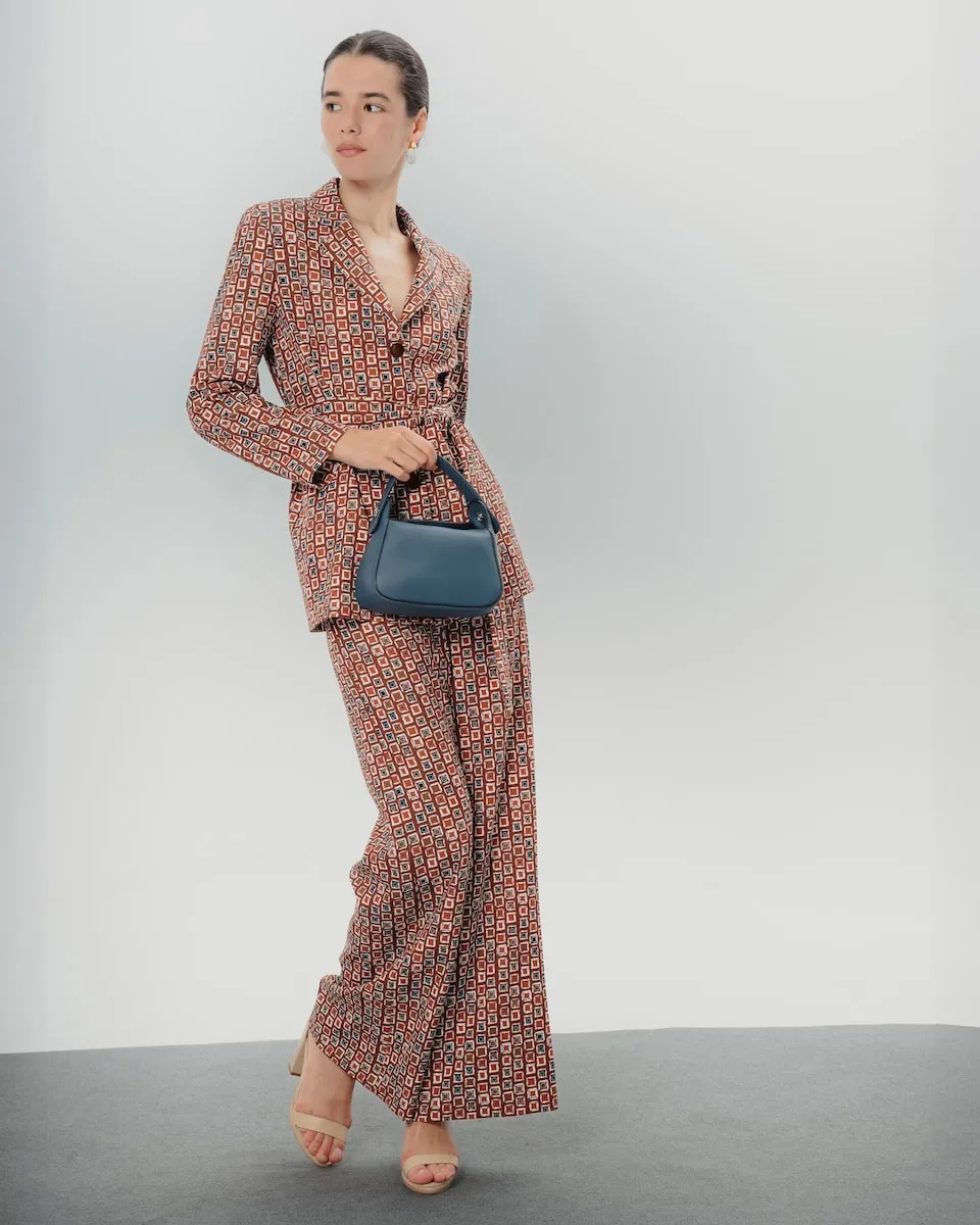 Женский блейзер с геометрическим принтом Manuela Dolores Promesas, многоцветный
Женский блейзер с геометрическим принтом Manuela Dolores Promesas, многоцветный